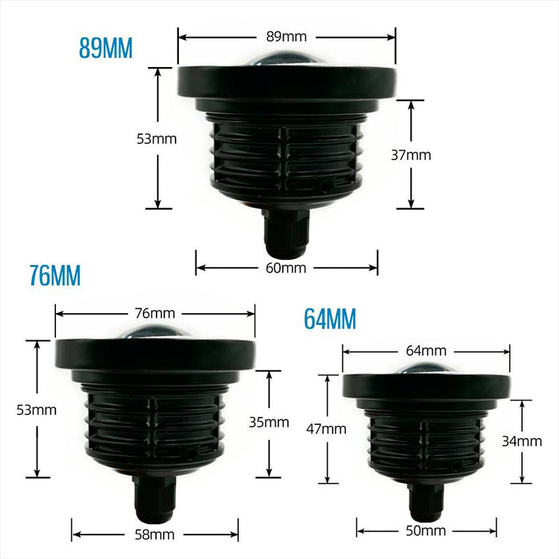 Farol de Milha Universal à Prova D'água - 2 Pçs