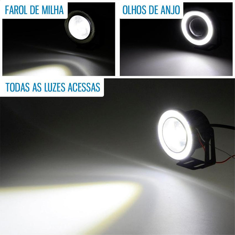 Farol de Milha Universal à Prova D'água - 2 Pçs